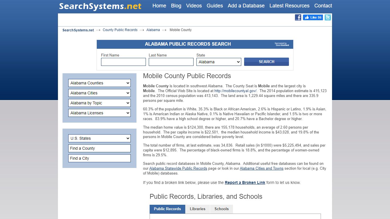 Mobile County Criminal and Public Records